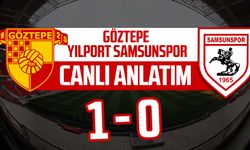 Göztepe - Yılport Samsunspor maçı canlı anlatımı