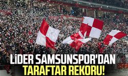 Lider Samsunspor'dan taraftar rekoru!