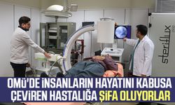 OMÜ'de insanların hayatını kabusa çeviren hastalığa şifa oluyorlar