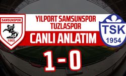 Yılport Samsunspor - Tuzlaspor maçının canlı anlatımı