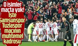 O isimler maçta yok! İşte Samsunspor - Tuzlaspor maçının muhtemel kadrosu