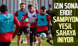 Samsunspor'da izin sona erdi! Şampiyon yeşil sahaya iniyor