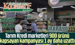 Tarım Kredi marketlerinde 900 üründeki sabit fiyat uygulaması 1 ay daha uzatıldı