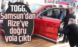 TOGG, Samsun’dan Rize’ye doğru yola çıktı