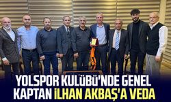 Yolspor Kulübü'nde Genel Kaptan İlhan Akbaş'a veda