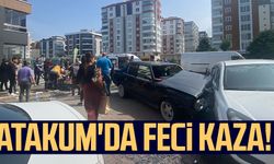 Atakum'da feci kaza!