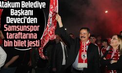 Atakum Belediye Başkanı Cemil Deveci’den Samsunspor taraftarına bin bilet jesti