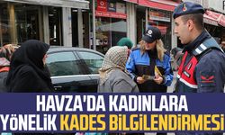 Havza'da kadınlara yönelik KADES bilgilendirmesi
