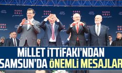 Millet İttifakı Cumhurbaşkanı Adayı Kemal Kılıçdaroğlu Samsun'da