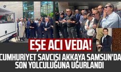 Eşe acı veda! Cumhuriyet Savcısı Oktay Akkaya Samsun'da son yolculuğuna uğurlandı