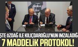 İşte Özdağ ile Kılıçdaroğlu'nun imzaladığı 7 maddelik protokol! Sığınmacılar için tarih belirlediler