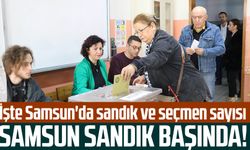Samsun sandık başında! İşte Samsun'da sandık ve seçmen sayısı
