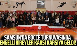 Samsun'da bocce turnuvasında engelli bireyler karşı karşıya geldi!