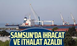 Samsun'da ihracat ve ithalat azaldı