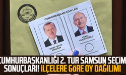 Cumhurbaşkanlığı 2. tur Samsun seçim sonuçları! İlçelere göre oy dağılımı