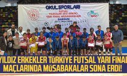 Samsun'da Yıldız Erkekler Türkiye Futsal Yarı Final maçlarında müsabakalar sona erdi!