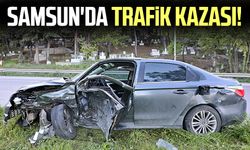 Samsun'da trafik kazası! 3 yaralı