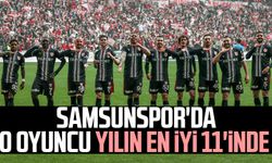 Samsunspor'da o oyuncu yılın en iyi 11'inde 