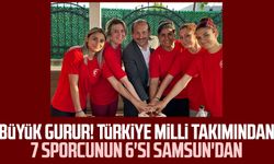 Büyük gurur! Türkiye milli takımından 7 sporcunun 6'sı Samsun'dan