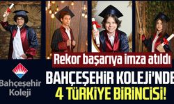 Bahçeşehir Koleji'nde 4 Türkiye birincisi! Rekor başarıya imza atıldı