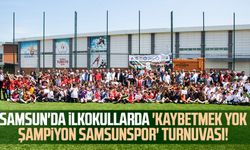 Samsun'da ilkokullarda 'Kaybetmek yok şampiyon Samsunspor' turnuvası!
