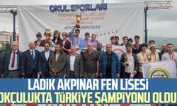 Ladik Akpınar Fen Lisesi okçulukta Türkiye şampiyonu oldu