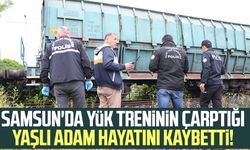 Samsun'da yük treninin çarptığı yaşlı adam hayatını kaybetti!