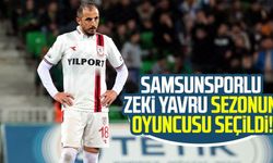 Samsunsporlu Zeki Yavru sezonun oyuncusu seçildi!