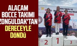 Alaçam Bocce Takımı Zonguldak'tan dereceyle döndü