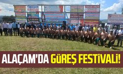 Alaçam'da güreş festivali!