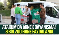 Atakum'da örnek dayanışma! AtaMarket’ten 8 bin 200 hane faydalandı