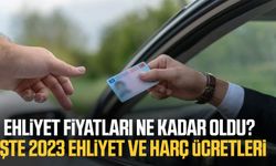 Ehliyet fiyatları ne kadar oldu? İşte 2023 ehliyet ve harç ücretleri