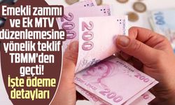 Emekli zammı ve ek MTV düzenlemesine yönelik teklif TBMM'den geçti! İşte ödeme detayları