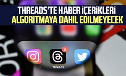 Threads'te paylaşılan haber içerikleri algoritmaya dahil edilmeyecek