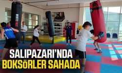 Salıpazarı Yaz Spor Okulları'nda boksörler sahada