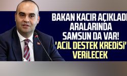 Sanayi ve Teknoloji Bakanı Kacır açıkladı: Aralarında Samsun da var! 'Acil Destek Kredisi' verilecek