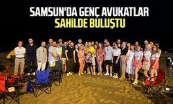 Samsun'da genç avukatlar sahilde buluştu