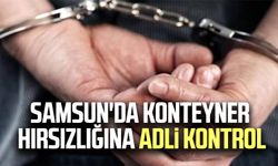 Samsun'da konteyner hırsızlığına adli kontrol