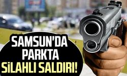 Samsun'da parkta silahlı saldırı!