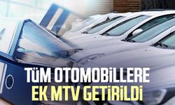 Tüm otomobillere ek MTV getirildi