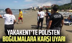 Yakakent'te polisten boğulmalara karşı uyarı