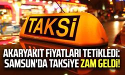 Akaryakıt fiyatları tetikledi: Samsun'da taksiye zam geldi!