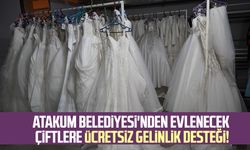 Atakum Belediyesi'nden evlenecek çiftlere ücretsiz gelinlik desteği!