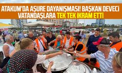 Atakum’da aşure dayanışması! Başkan Deveci vatandaşlara tek tek ikram etti