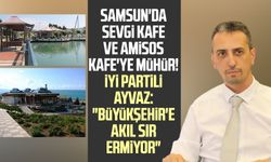 Samsun'da Sevgi Kafe ve Amisos Kafe'ye mühür! İYİ Partili Ayhan Ayvaz: "Büyükşehir'e akıl sır ermiyor"