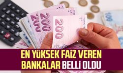 En yüksek faiz veren bankalar belli oldu