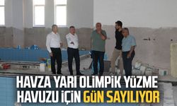 Havza Yarı Olimpik Yüzme Havuzu için gün sayılıyor