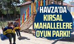 Havza’da kırsal mahallelere oyun parkı!