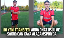 İki yeni transfer: Arda Onat Uslu ve Şükrü Can Kaya Alaçamspor'da