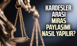 Kardeşler arası miras paylaşımı nasıl yapılır?